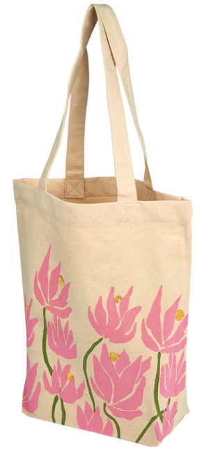 Bolsa de tela de la compra Flower Market