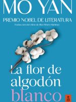 La flor de algodón blanco